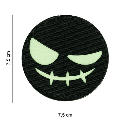 Army Surplus Laser Cut Face Evil Smiley patch