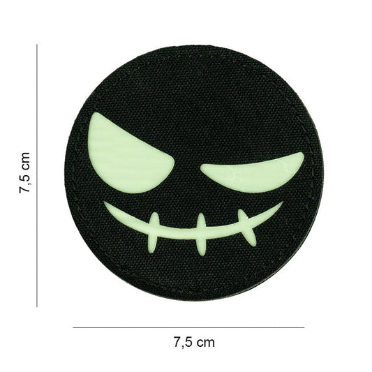 Army Surplus Laser Cut Face Evil Smiley patch