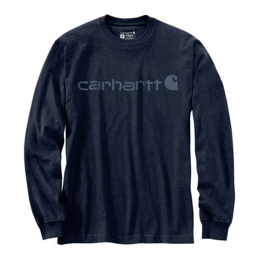Carhartt Dearborn Logo long sleeve navy