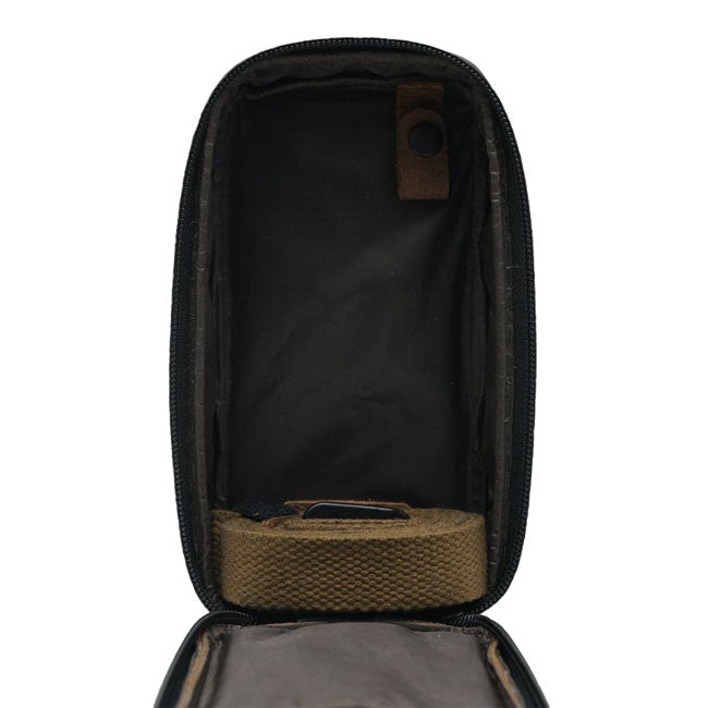 Trip Machine Navigator Case blue & tan