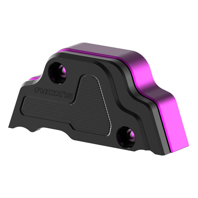 *14 DAYS EXTRA TRANSIT TIME* Rick''s Motorcycles, Gear position sensor cover. Black-Purple