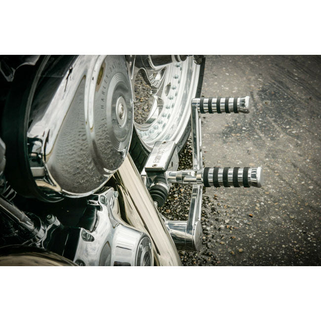 *14 DAYS EXTRA TRANSIT TIME* Rick''s Motorcycles, +4" Forw. control kit. O-Ring. Pol.