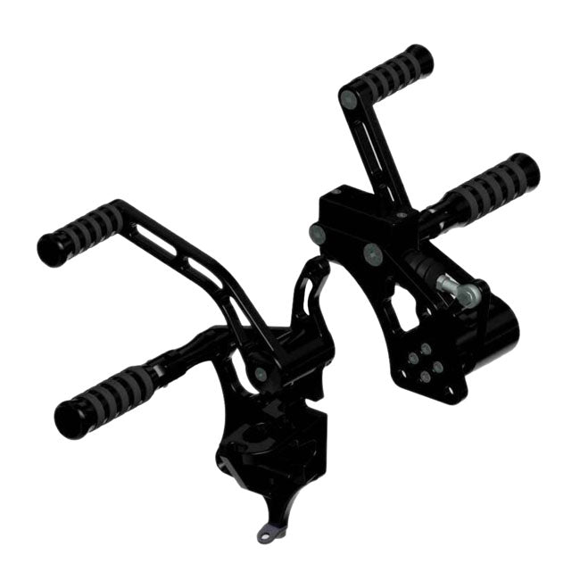 *14 DAYS EXTRA TRANSIT TIME* Rick''s Motorcycles, Forward control kit.  O-Ring. Black