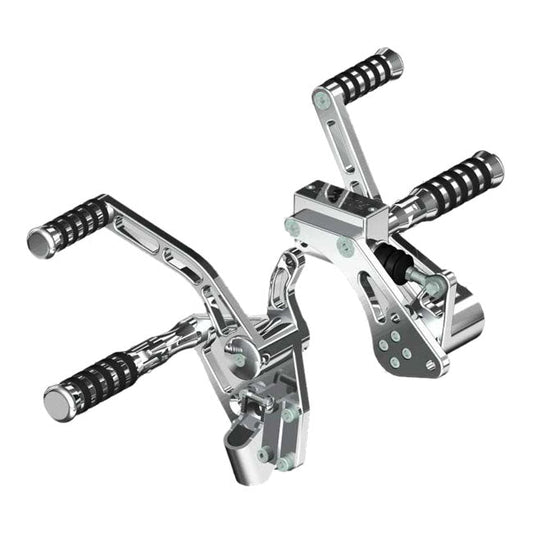 *14 DAYS EXTRA TRANSIT TIME* Rick''s Motorcycles, +4" Forw. control kit. O-Ring. Pol