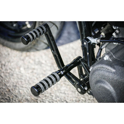 *14 DAYS EXTRA TRANSIT TIME* Rick''s Motorcycles, + 2,5" Forw. control kit. O-Ring. Black