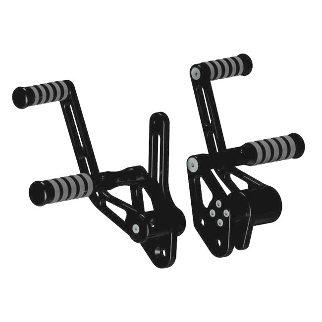 *14 DAYS EXTRA TRANSIT TIME* Rick''s Motorcycles, + 2,5" Forw. control kit. O-Ring. Black