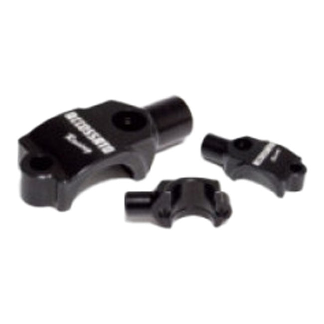 Accossato, mirror holder clutch M10 x 1.25.  Black