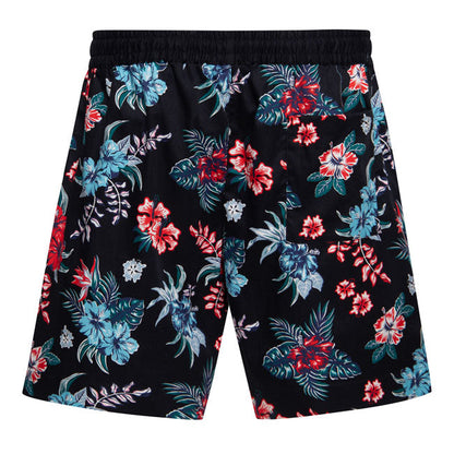 King Kerosin Hibiscus short black
