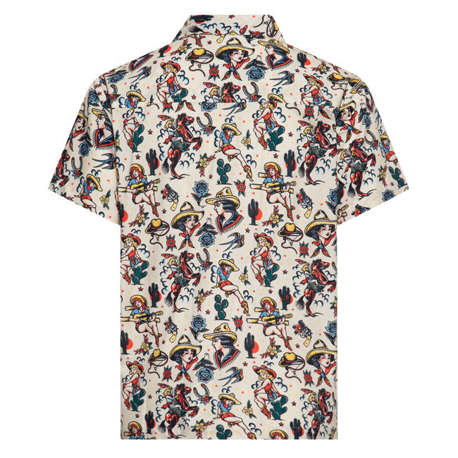 King Kerosin Cow Girl Hawaii shirt