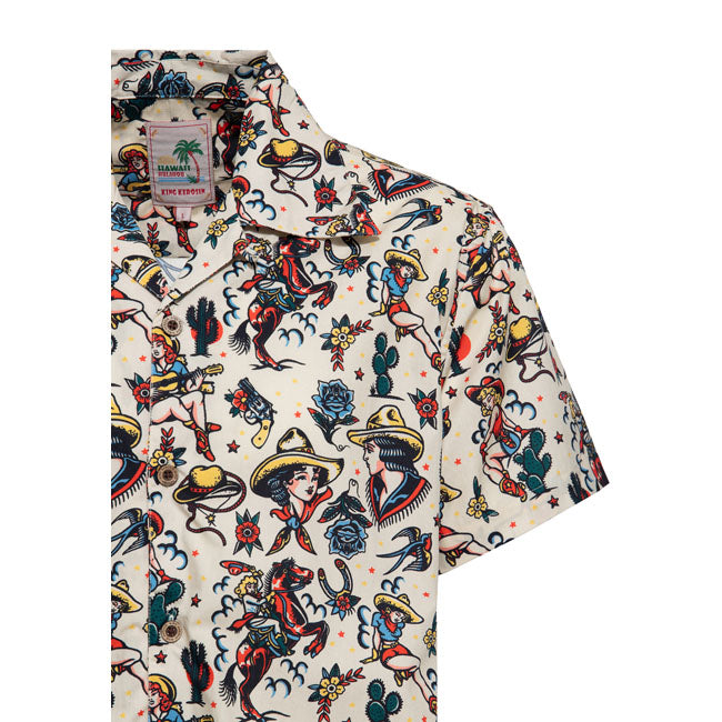 King Kerosin Cow Girl Hawaii shirt