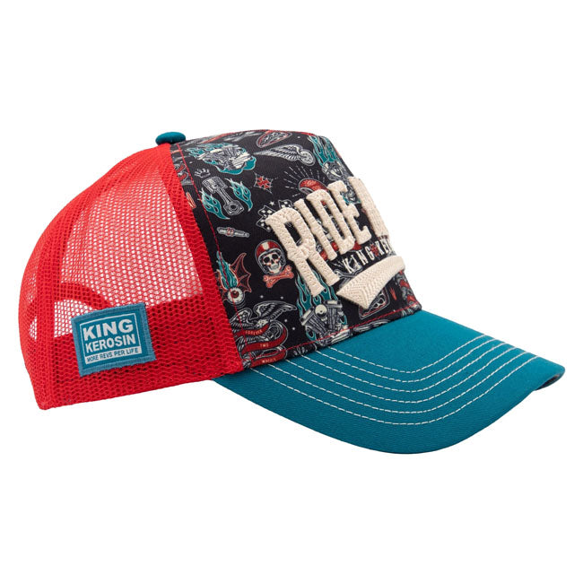 King Kerosin Ride Hard trucker cap