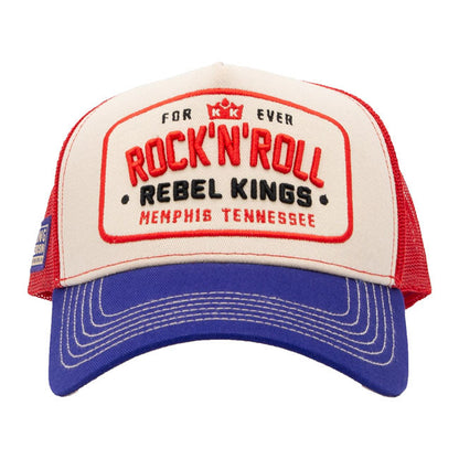 King Kerosin Rock ''n'' Roll trucker cap beige