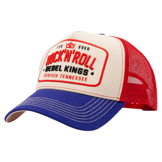 King Kerosin Rock ''n'' Roll trucker cap beige