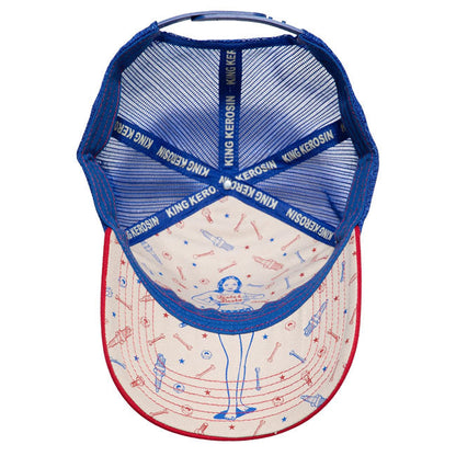 King Kerosin Never Grow Up trucker cap beige