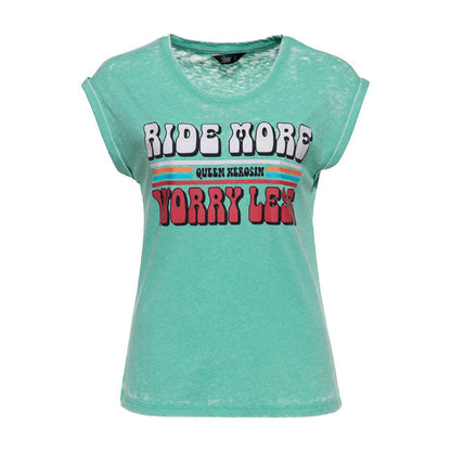 Queen Kerosin Ride More, Worry Less t-shirt