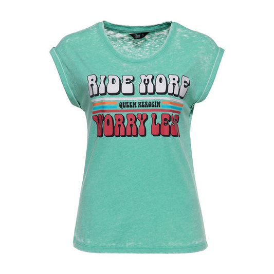 Queen Kerosin Ride More, Worry Less t-shirt