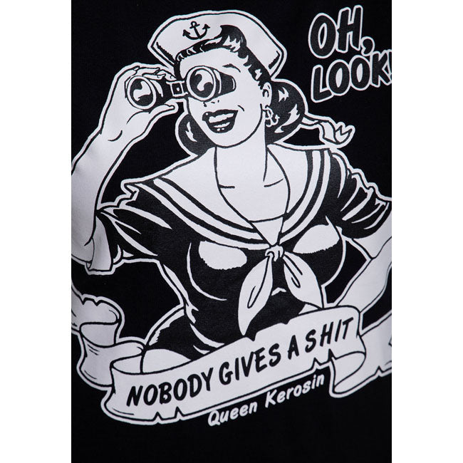 Queen Kerosin Nobody Gives A Shit t-shirt