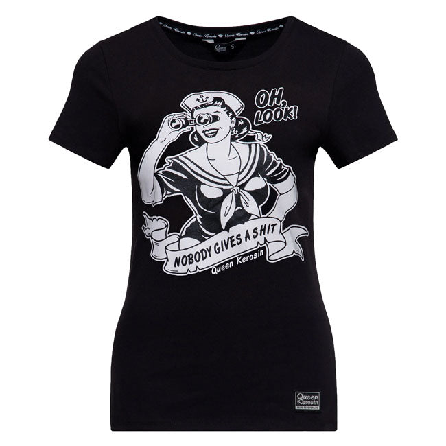 Queen Kerosin Nobody Gives A Shit t-shirt