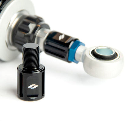 Kraus, Moto 1" rear shock extension set. Black