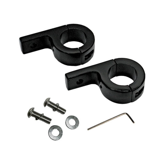 Custom Dynamics, engine guard fog lamp clamp set