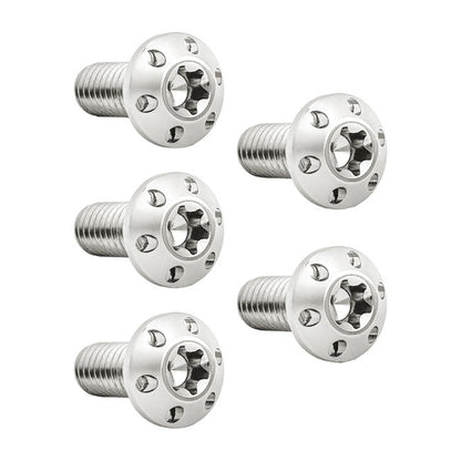 Arlen Ness, Holeshot Rear Rotor Bolt Kit. Polish