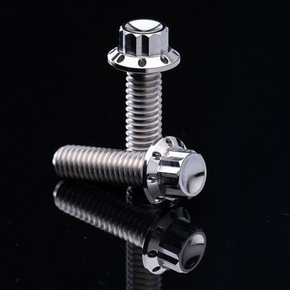 Arlen Ness, Titanium 12-Point Hardware Kit, Side Cover, Pol