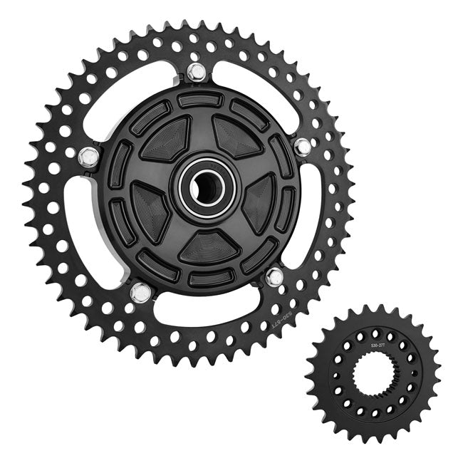 Arlen Ness,Jagged Cush Drive Chain Conversion Kit,All Black