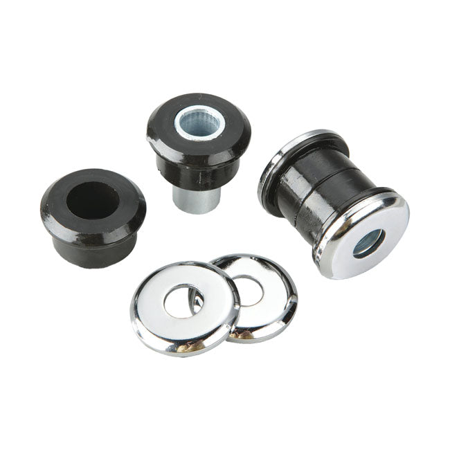 Arlen Ness, handlebar dampening kit Harder Chrome washers