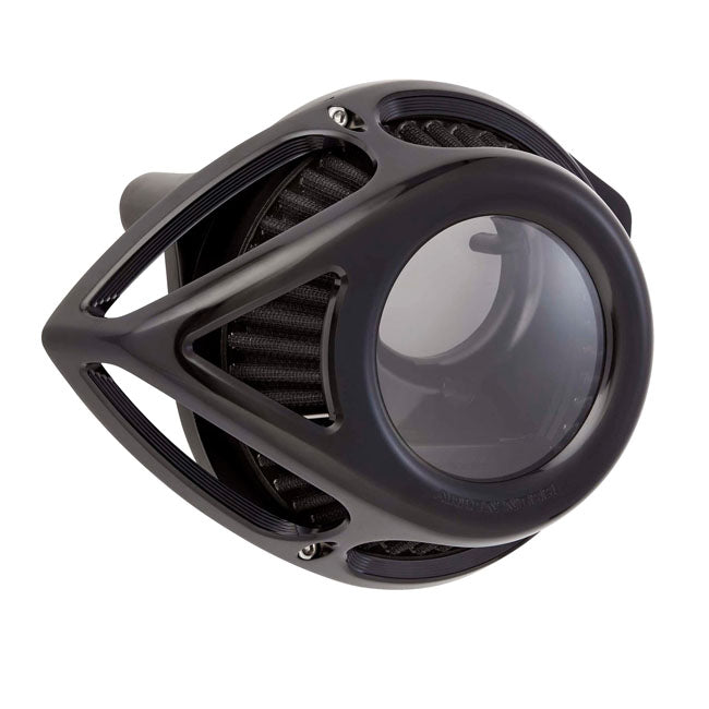 Arlen Ness, Clear Tear Air Cleaner, All Black