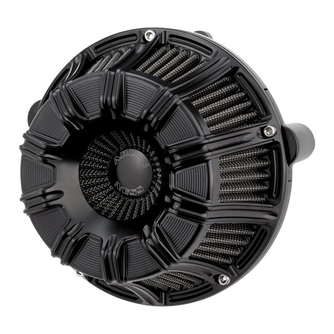 Arlen Ness, 10-Gauge Inverted Air Cleaner, All Black