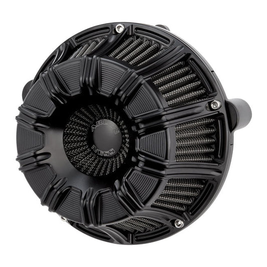 Arlen Ness, 10-Gauge Inverted Air Cleaner, All Black