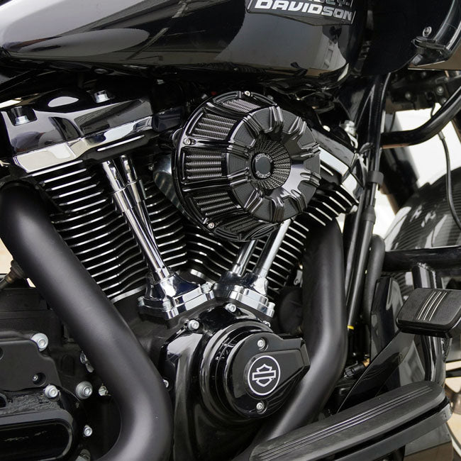 Arlen Ness, 10-Gauge Inverted Air Cleaner, All Black