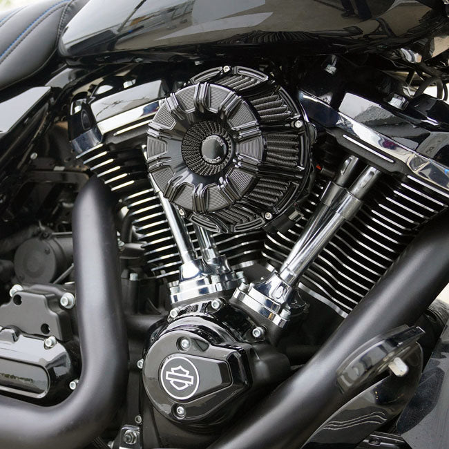 Arlen Ness, 10-Gauge Inverted Air Cleaner, All Black