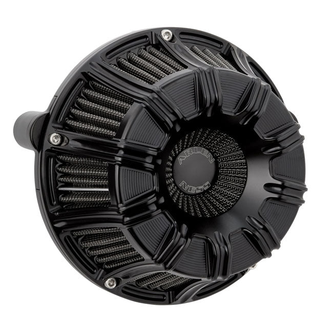 Arlen Ness, 10-Gauge Inverted Air Cleaner, All Black