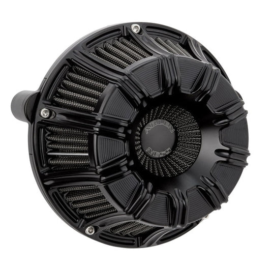Arlen Ness, 10-Gauge Inverted Air Cleaner, All Black