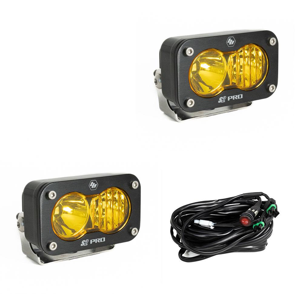 Baja Designs S2 Black LED Auxiliary Light Pod Pair