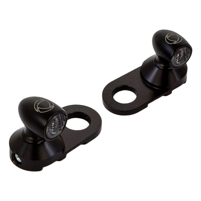 Rick''s Motorcycles, Indicator bracket front for Atto. Black