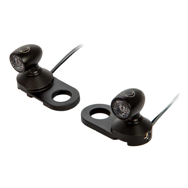 Rick''s Motorcycles, Indicator bracket front for Atto. Black
