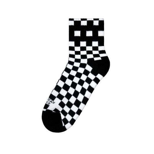 American Socks Checkerboard Ankle High socks