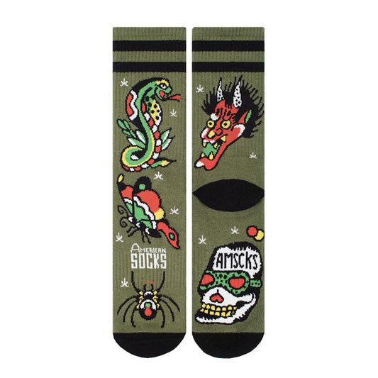 American Socks Forever Wrong Mid High socks