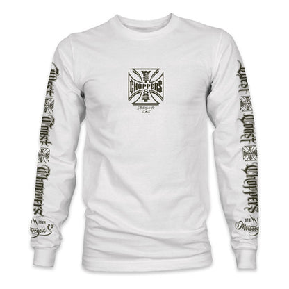 WCC Gangscript long sleeve white