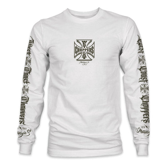 WCC Gangscript long sleeve white