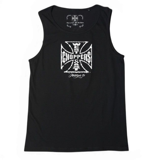 WCC Worn Cross tanktop black