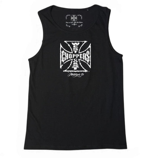WCC Worn Cross tanktop black