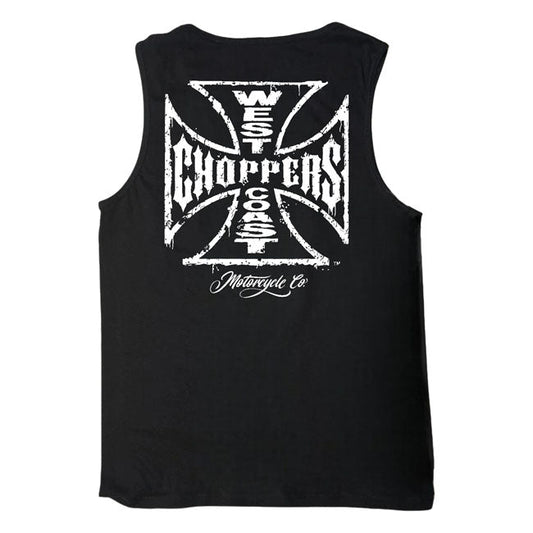 WCC Worn Cross tanktop black