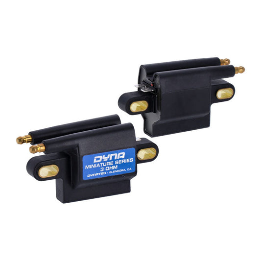 3 ohm mini coils, single plug/output