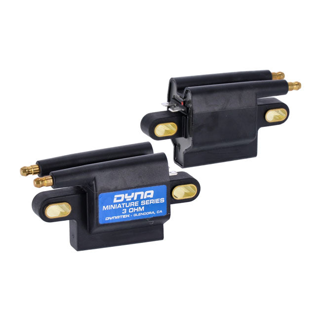 3 ohm mini coils, single plug/output