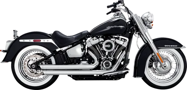 Vance & Hines 2-2 Big Shots Staggered Exhaust for M8 Softail