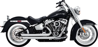 Vance & Hines 2-2 Big Shots Staggered Exhaust for M8 Softail