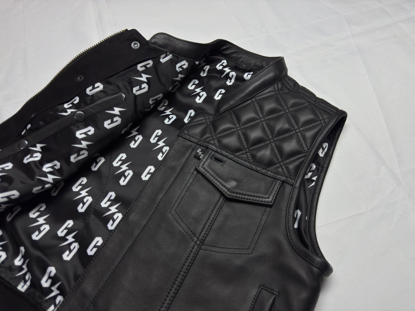 CSD Club Cut Leather Vest